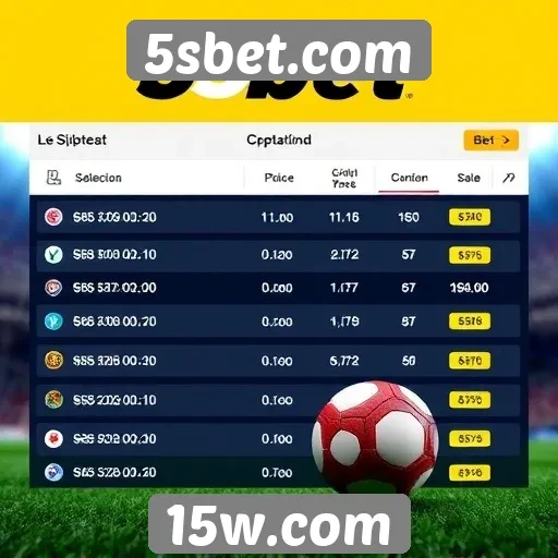 Comparação de odds no site 5sbet com concorrentes